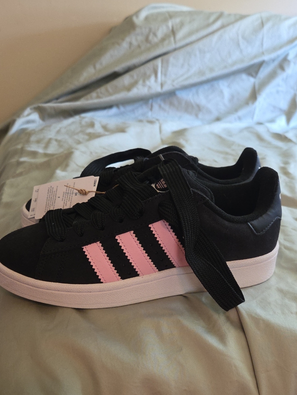 adidas Black and Pink Women's Athletic Shoes